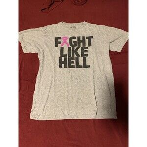 adidas Fight Like Breast Cancer Awareness Shirt Grey Size Large